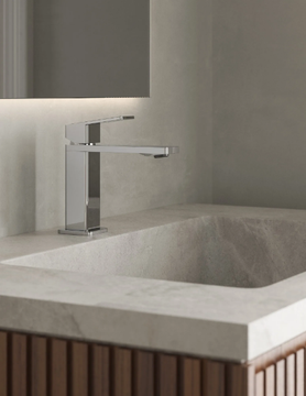 PA36 - Countertop 1 hole brass washbasin mixer by Rubinetterie Treemme - view 3